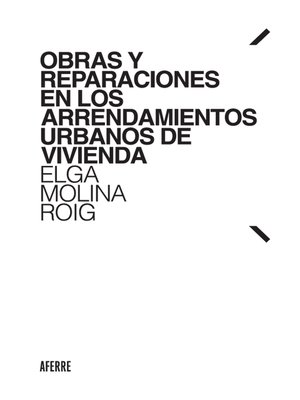 cover image of Obras y reparaciones en los arrendamientos urbanos de vivienda